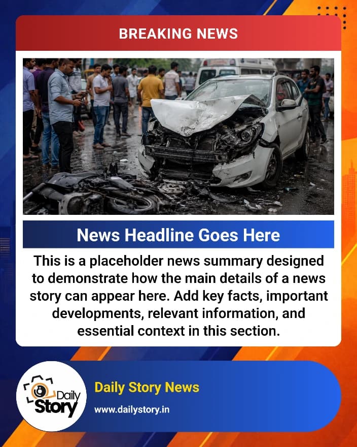 Breaking News Poster Design 1
