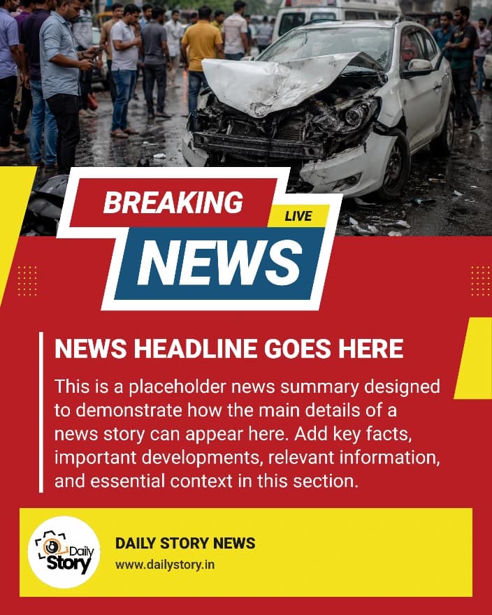 Breaking News Poster Design 2